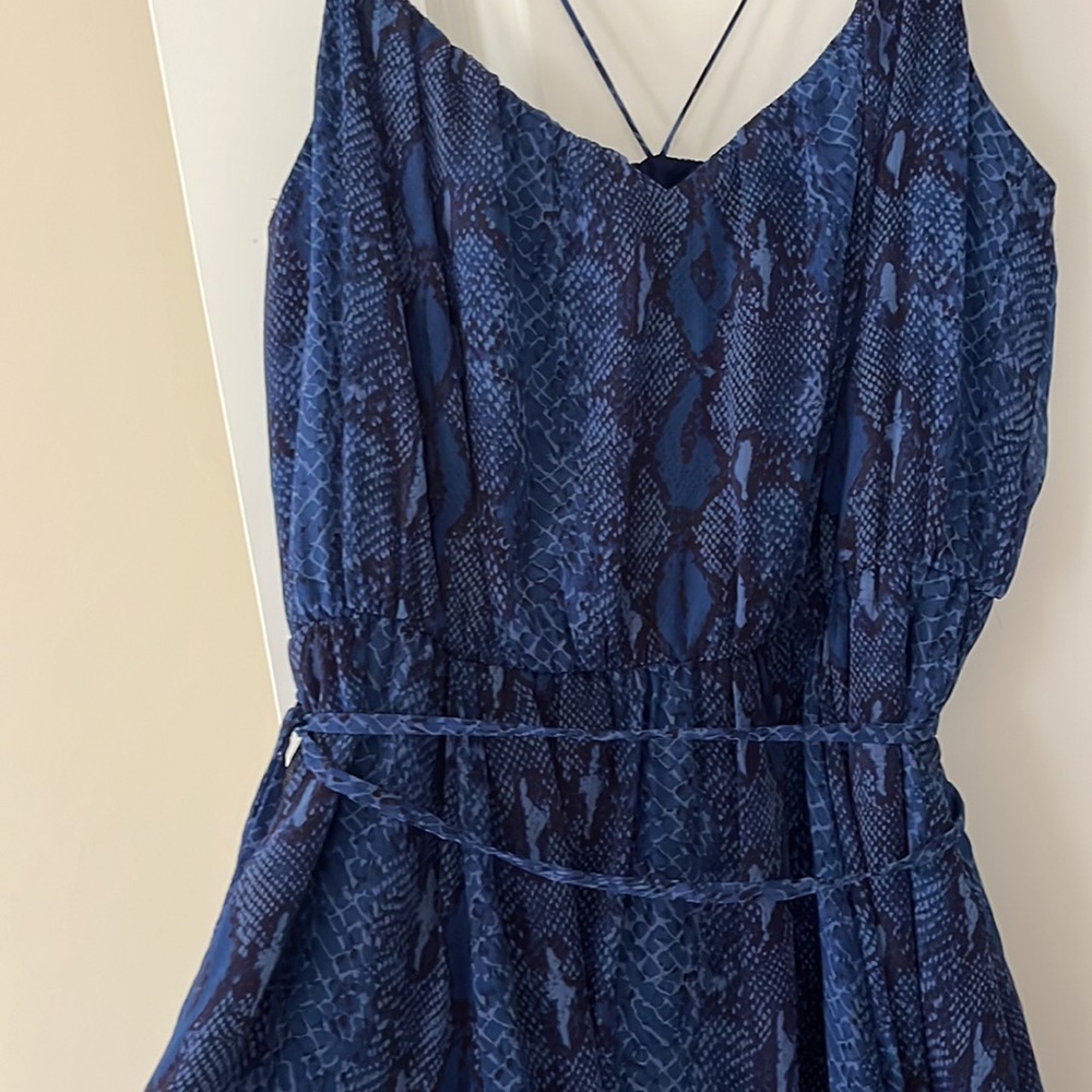 Spaghetti Strap Sundress With String Belt And Poc… - image 2